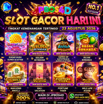 amerparagoy's tweet photo. RTP JPBOS4D BONUS 200% CABANG WARKOPTOTOGROUP
Whatsap : 0821-4434-9612
https://t.co/HOg6lMXLmK
https://t.co/o0MGK47h0N

#MALUKU4D
#JPBOS4D
#fypシ゚viral
#viralvídeo
#viralreeĺs
#MONTOK
#fypシ゚viralシfypシ゚ 
#fypviraltwitter 
#Storyx18plus 
#SlotGame 
#slotindonesi https://t.co/ZtBvWUfCo6