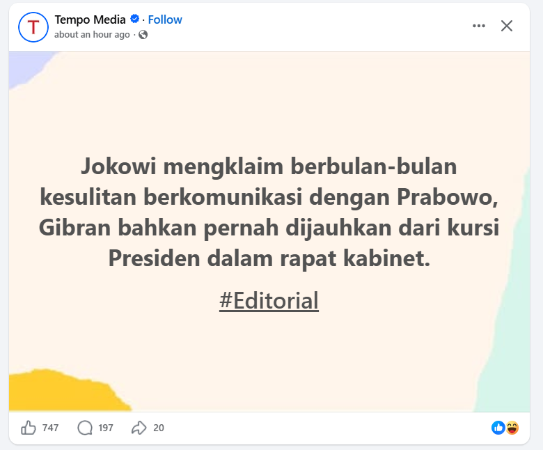 ardisatriawan's tweet photo. Saya suka kalau elit bertengkar. https://t.co/qZxnOCXRi4
