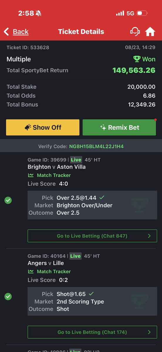 Tobii_punts's tweet photo. Goal by shot don give me extra stake 😎 https://t.co/AVdo9AKrgp