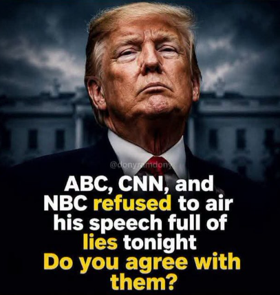 h_ferentschik's tweet photo. I see no reason why you have to see his speech full of lies. Please my american fellas, don`t trust him. he`s full of shit. #trumpisalooser #trump_is_pedophilia https://t.co/rPSsPAdTU9