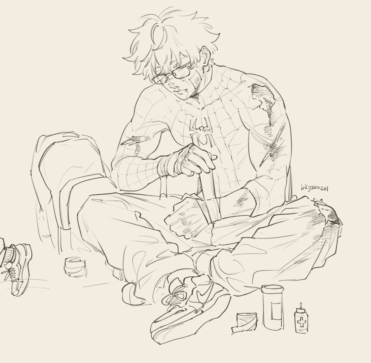 bkgskn201's tweet photo. Some more spiderjo, he'd skate like Andrew's Peter

#gojo https://t.co/cWVh3MHGFZ