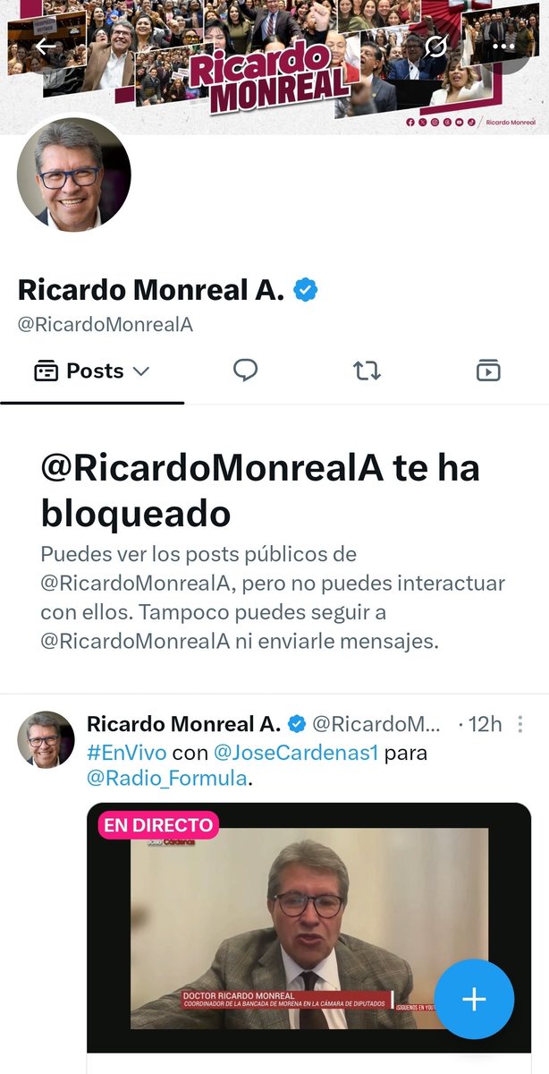 Roly_Cabe's tweet photo. @LuisCardenasMx @RicardoMonrealA no tienes nada que decir en pro de Morena! Eres un silenciador cuando no te gustan los comentarios! Eres un tibio y ya tienes a tu lacayo @LuisCardenasMx, son unos traidores! https://t.co/yC00LdS1bf