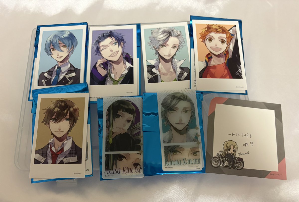 _mint096's tweet photo. 【交換】Starry☆Sky チェキ風カード ミニフォトグレイカード はにーしょっぷ

譲：翼 哉太 誉  錫也 直獅 梓

求：同種 羊

お気軽にお声掛けお願いします🙇‍♀️ https://t.co/psHtSRn6ba