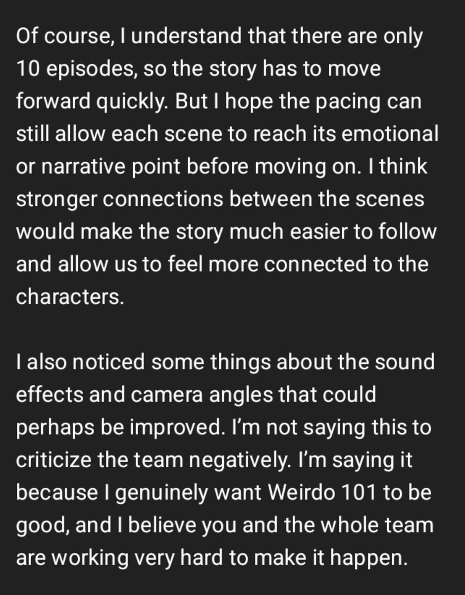SeakeenMom's tweet photo. Dear P’Champ, @champwee 

I really hope you get to see this message. Thank you for listening to the feedback, and thank you to you and the entire team for your hard work on Weirdo 101.

With respect and love. 

#WEIRDO101Series https://t.co/YU6ChrkuxJ