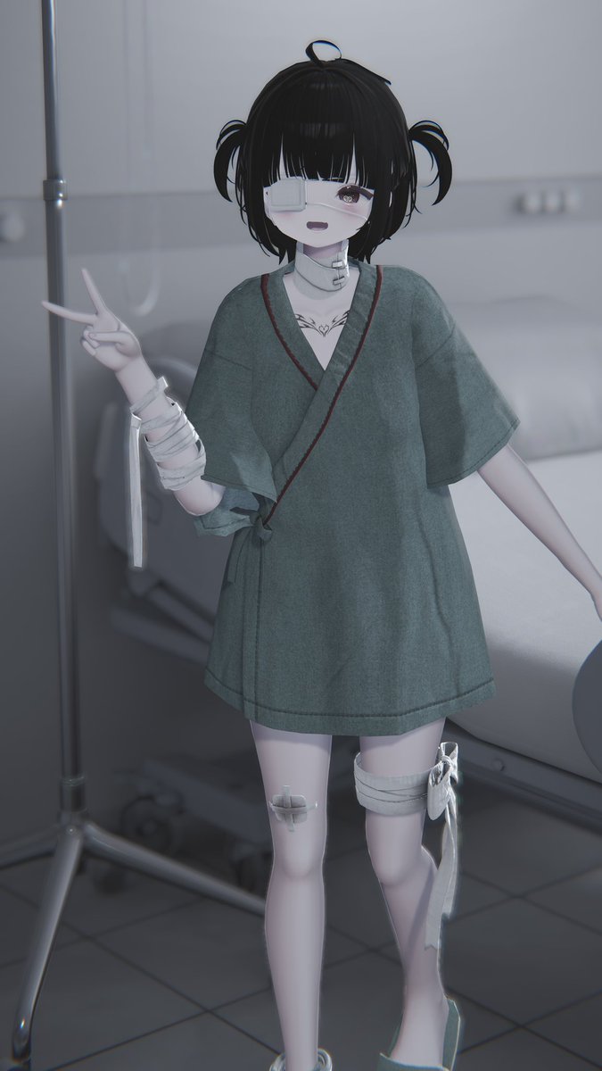 chu2byooo's tweet photo. 🏥  #Urara_3D https://t.co/F4fqDN5Dpz
