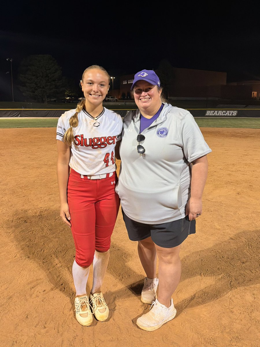 KateSutton2029's tweet photo. Thank you @McKendreeSB and coaches @Coach_Tarter and @tfost00  for organizing such a fun camp under the lights! I learned a lot and can’t wait for the next one. 💜 https://t.co/TlDesctDDR