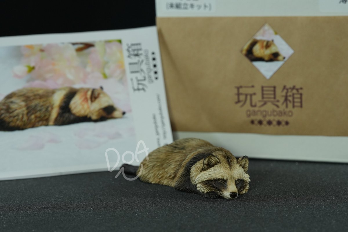 doan_kang's tweet photo. @kiyama_tb さんのタヌキの造形を塗装しました！
とても可愛くて美しい造形で、塗るのがすごく楽しかったです! https://t.co/H5LpFU8h4z