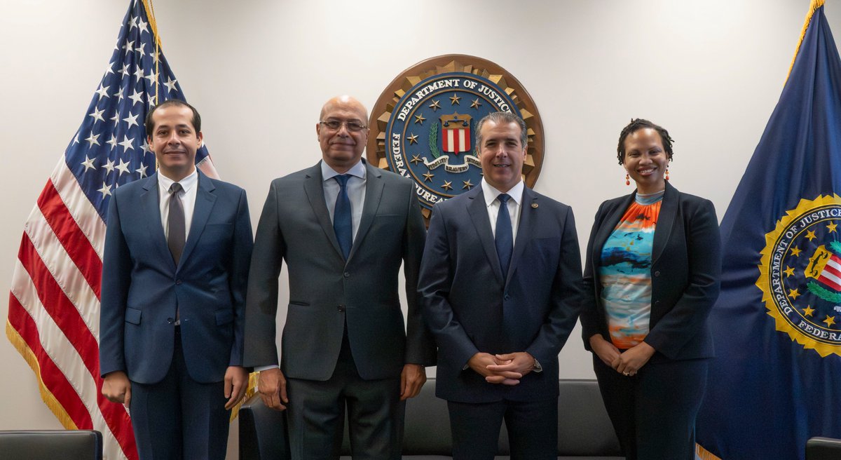 USEmbassyCairo's tweet photo. Protecting heritage isn’t only about restoring sites - it’s also about law enforcement working together to protect history from trafficking! 🏛️⚖️
FBI Assistant Director in Charge Patrick Grandy hosted Dr. Hossam Ali, the Consul General of Egypt in Los Angeles, alongside U.S. Department of State representatives and the FBI Art Crime Team for a ceremony to finalize the repatriation of 48 ancient artifacts to Egypt.  These priceless items - most thousands of years old, spanning Pharaonic, Roman, and Coptic eras - include amulets, carved figures, and funerary objects that are now returning home.

Our partnership with Egypt spans every level of protection, ensuring history is preserved for future generations. #Roots 🇺🇸🤝🇪🇬