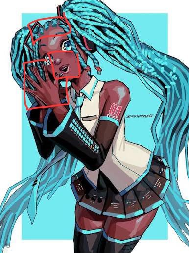 BasketofMiriams's tweet photo. 1. Op isnt black
2. Op alluded to the other miku drawings not having "black features" by quite literally saying theu should be obese and dark skinned
3. Op ignored the fact that those drawings very obviously had black features
Stop speaking over us. https://t.co/sU2t43E92F