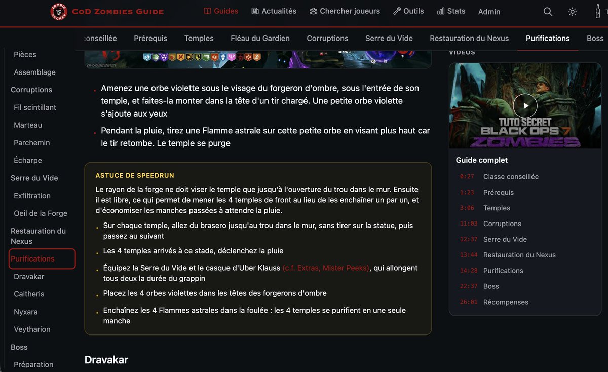 Kenshin9977's tweet photo. Sur le site je compte ajouter toutes les astuces avancées qui servent si on veut speedrun/aller plus vite sur les différentes quêtes. Je suis preneur de retours si vous avez de meilleures idées pour la forme
https://t.co/Hh1K9CKITO https://t.co/phBjAEwX5L