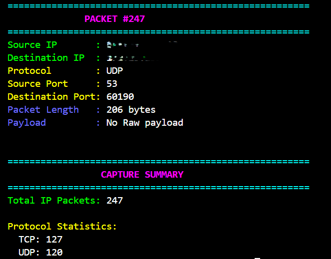 AkshitaDixit_15's tweet photo. 🚀 CodeAlpha Cyber Security Internship — Task 1 Completed!

Built a Basic Network Packet Sniffer using Python &amp; Scapy to capture and analyze network traffic.

🎥 Video demo + source code:
https://t.co/yOJmYWvFsf

#CyberSecurity #Python #Scapy #NetworkSecurity #CodeAlpha https://t.co/qIjCXSujiY