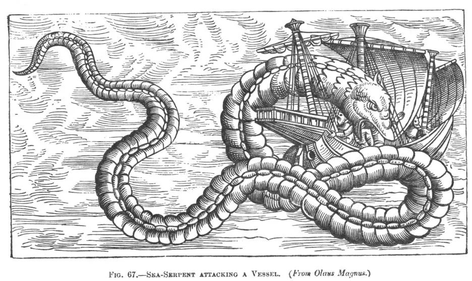 busskopp's tweet photo. En 1539, un cura llamado Olaus Magnus publicó Carta Marina, un mapa que era, además de una bellísima obra de arte, bastante preciso para la época. 

Salvo por esto: cuando llegaba al límite de lo que conocía, en vez de dejar el papel en blanco, pintaban monstruos. https://t.co/UE4UzfoN3d