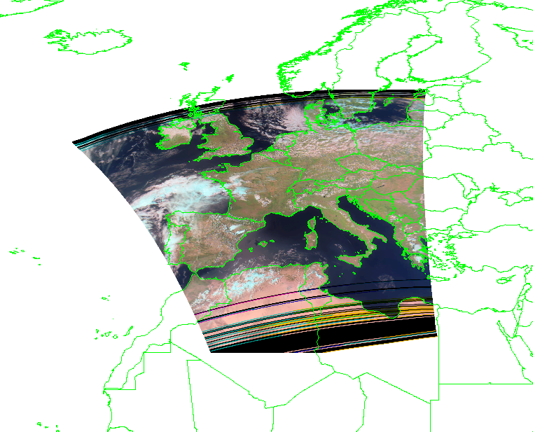 step2018step2's tweet photo. METEO LIVE 2026-08-23 13:47 IT - Meteor M2-N4
#MeteorM24 #MeteorM2 #MeteoLive #MeteoIT #LRPT #RTLSDR #SatDump #WeatherSatellite #SatelliteImage #EarthFromSpace #MeteoItalia #RemoteSensing #SatelliteTracking https://t.co/RkiYk62OO9