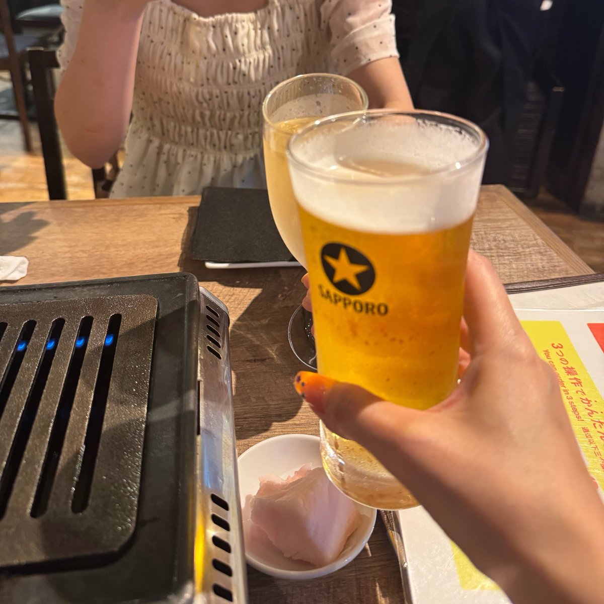 luvangh's tweet photo. 今日も楽しかったし久々の焼肉おいしかった🫶やぱお肉には米❗️❗️あとヒロトくんはカルビとハツがお好きだそうです。若 https://t.co/wrDCbS5cB0