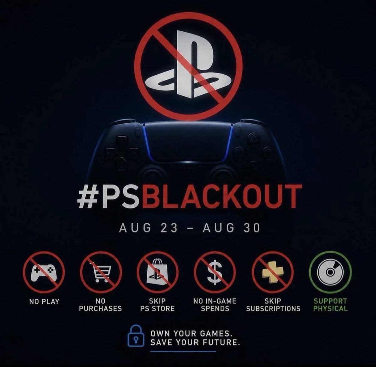 Capt_Hawkeye's tweet photo. Do we truly believe this is gonna do anything!?
#PSN #PSNBlackout https://t.co/ObFb04Mxme
