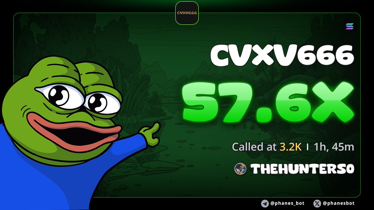 dehunter0's tweet photo. Called solana:C3bajJW843KN9Uu441JkXN7zVMs4VM2HvdAGyGiBpump at 3k for a 57.6x so far in 

 😎 lol just know we be cooking in there haha

#CVXV666 #bbvipks4 #memecoin https://t.co/us4VJzzzSs