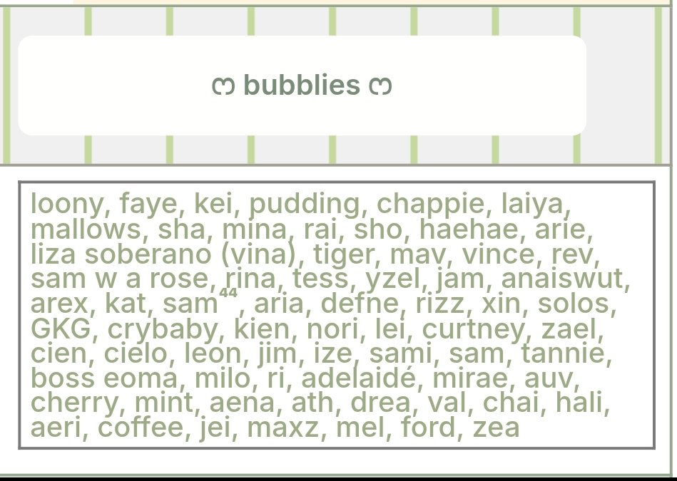 strwbubblies's tweet photo. hello to these wonderful peeps ! i love u alllllll tysm for participating  😁🙌 https://t.co/3LXQrbF6hP