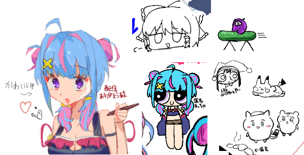 mtyaU4's tweet photo. 絵チャ楽しかったです～！ https://t.co/RRLRcDwvCY