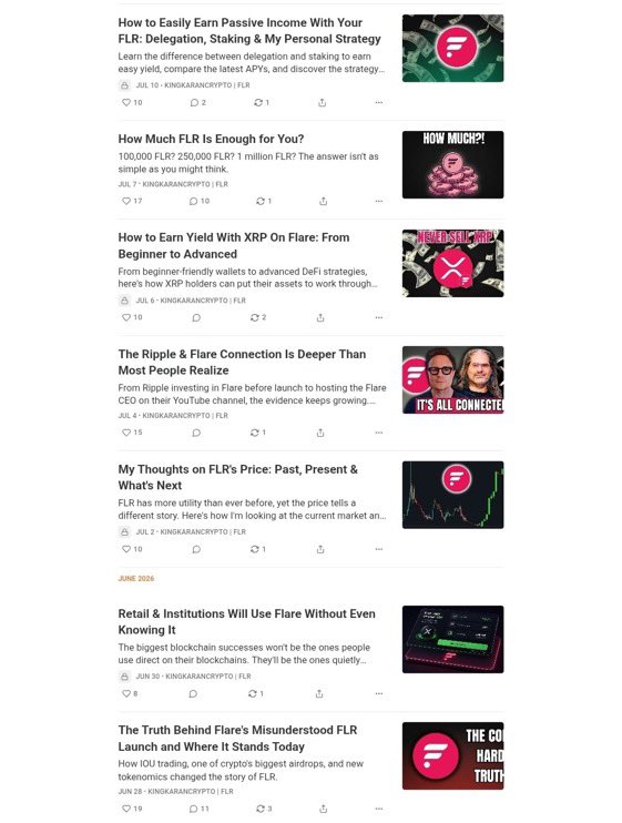 KaranKingPriv's tweet photo. All my educational &amp; deep-dive research on $FLR is on my Substack.

I break down the @FlareNetworks ecosystem in a simple,easy-to-understand way so anyone can follow what's really happening.

If you hold $FLR, you NEED to read them! 👇

Read &amp; subscribe: https://t.co/Hw841aaQEq… https://t.co/dXy6anlnpj
