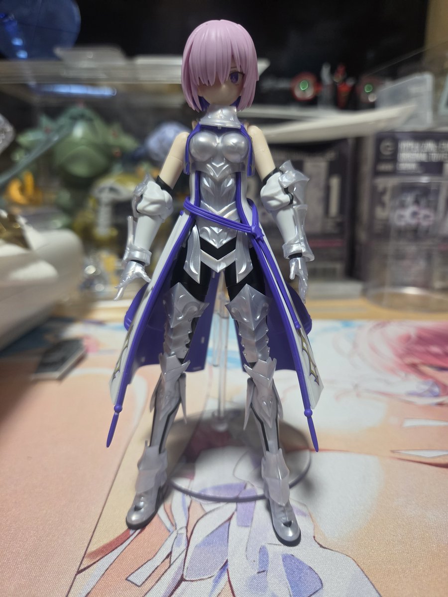 winter_balance's tweet photo. @Ookami_Garuru 昨日発売の30MSマシュ・キリエライト【パラディン】で並走〜！
久しぶりに美プラ作ったような気がする〜！
#ええぞがるる https://t.co/iJ5Q2oxPQT