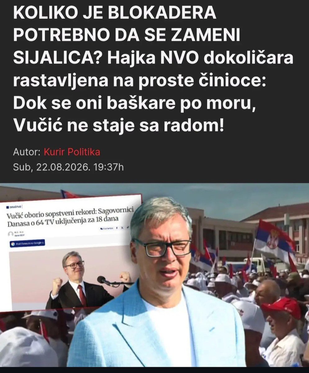 savicvasa8's tweet photo. Ovako planiraju pobedu na izborima, trenutno nezaiteresovani za rad,izležavaju  se i hlade, troše parice koje su dobili za blokiranje raskrsnica ...ko će im biti kriv za fijasko? https://t.co/rADMPikv8y