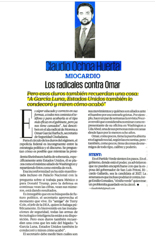 FelipeLeonLopez's tweet photo. Los "radicales" (naah) contra Omar @ClaudioOchoaH https://t.co/bii04zKRKX