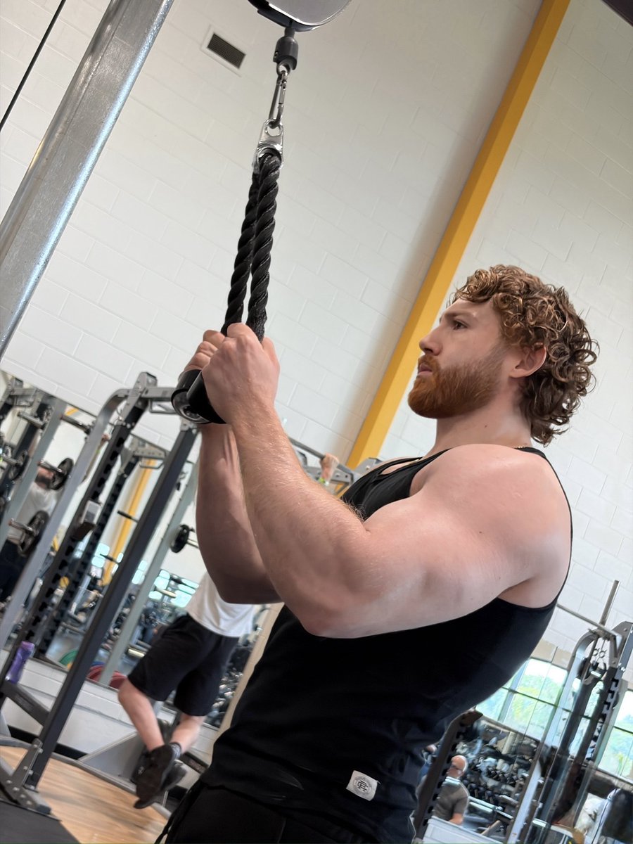 maxivillion's tweet photo. Triceps: making sure they’re heard. https://t.co/ZmYhAtU6MI