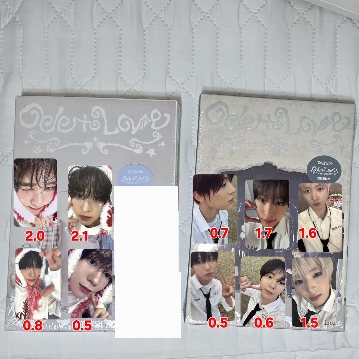 midday_m31n's tweet photo. 엔시티위시 오드투러브 ode to love 가오슝 티티 포카

미개봉 앨범1.8
개봉앨범 원하면 넣어드려요

https://t.co/4RcZRScWzt
nct wish 분철 교환 양도 시온 리쿠 유우시 재희 사쿠야 료 대영 포카 poca 음중 엠카 뮤뱅 인가 뮤직아트 고양이 SION RIKU YUSHI JAEHEE SAKUYA RYO https://t.co/sgdBGVSHFU