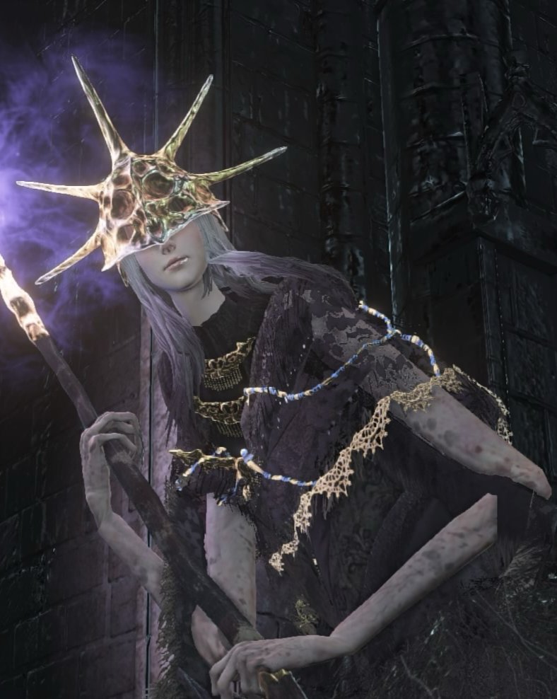 Irithyllior's tweet photo. Aldrich looks so pretty but he also looks so dead.. he eats so much yet still so thin.. I never got to see him up close to talk to him though.. https://t.co/X04eJyMsD6