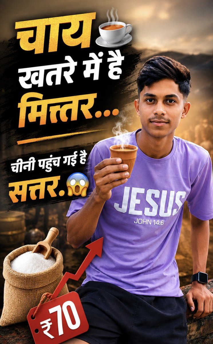 Rkdivyaarth's tweet photo. चाय ☕ खतरे में है मित्तर.... चीनी पहुंच गई है सत्तर.😱
#teatime #tea #chai #viralpost #mengai https://t.co/qMeGGS0Rsc