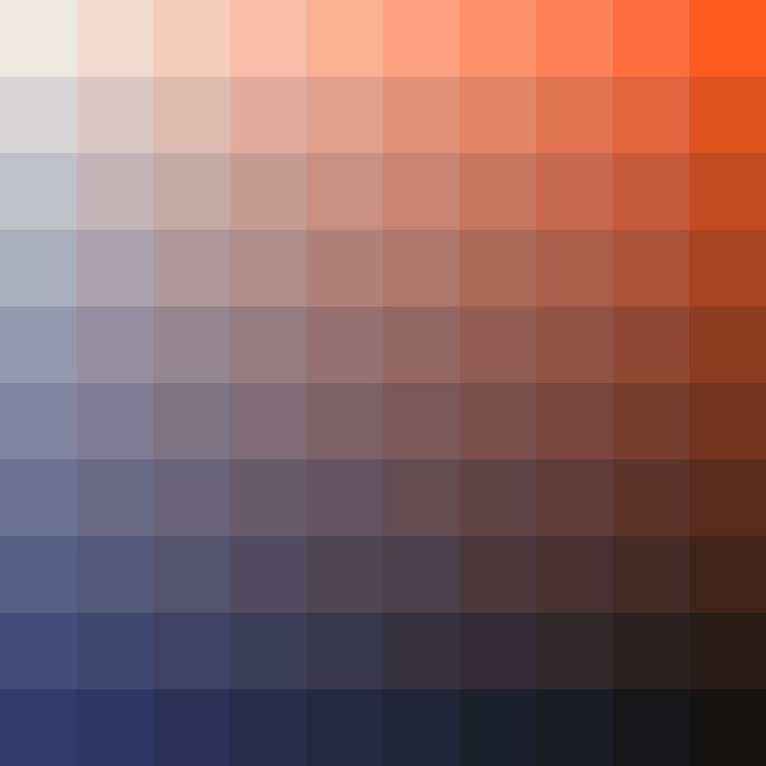 AlexCristache's tweet photo. Meet #MicroPalettes no. 07 – part of a series of 50 color palettes coming soon in a new ebook.

That's some hot 🌋 accent, right there!

#ColorPalette https://t.co/PvQ1zaIlzs