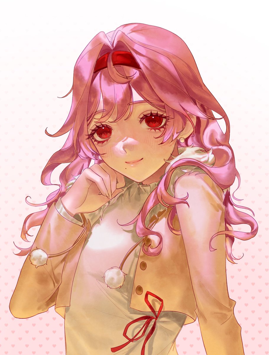 cherriedpig's tweet photo. art trade with @meitopia 
who could this pretty girl be 🧐
#olnfmc #ourlifenowandforever https://t.co/ikgr1zPXsl