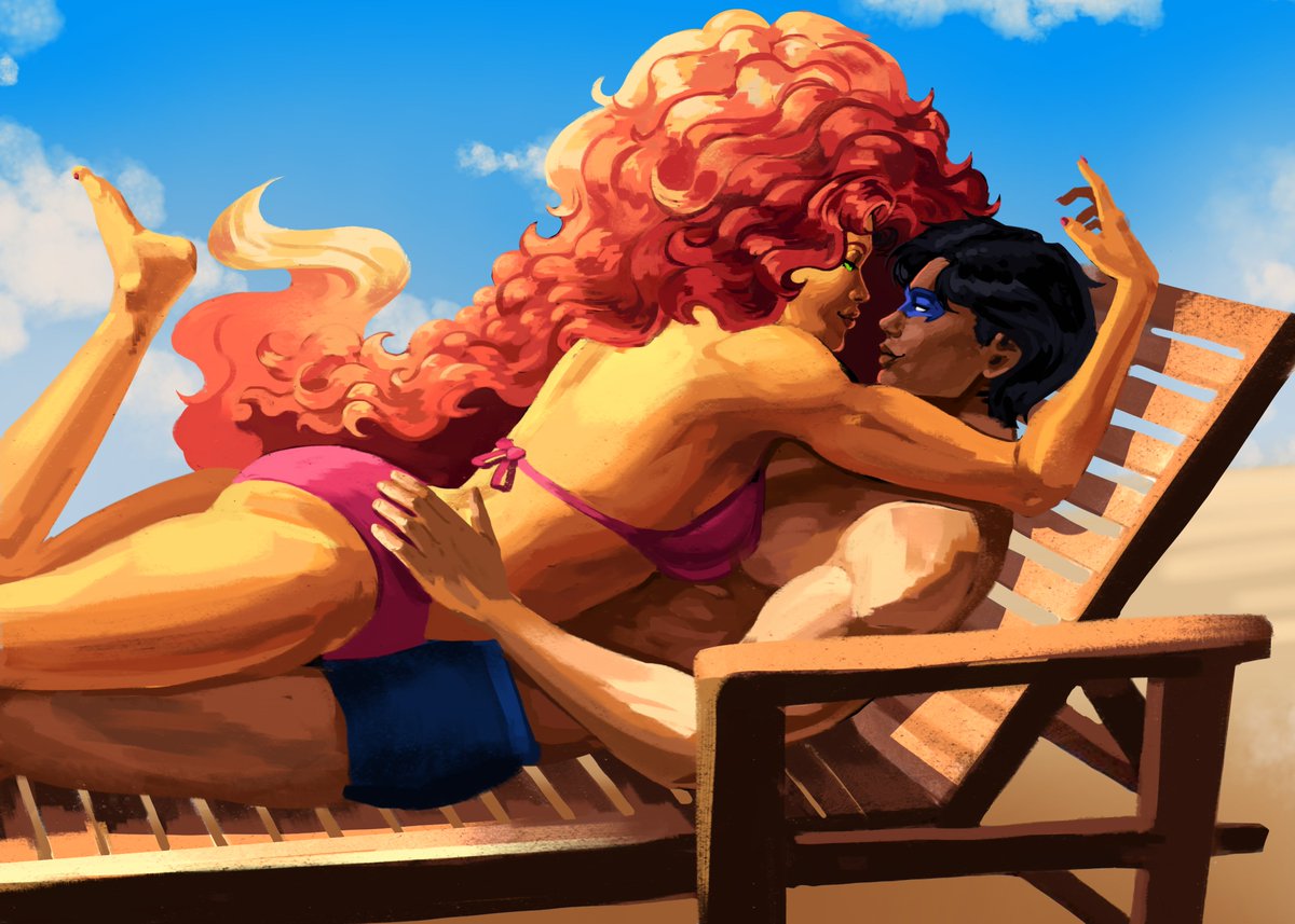 Joniliani's tweet photo. ❤️
#dickory #Nightwing #Starfire https://t.co/FM4n1HuAtF