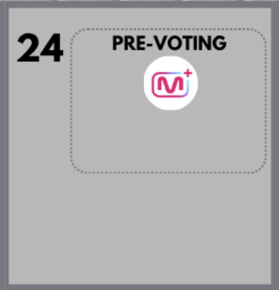 TeamSVS's tweet photo. [🚚 8/24 KST]
💥 MNET+: MCD prevoting is ongoing
— 5 votes per device daily
— Borrow devices
— Gap matters!

Let’s break the 6 wins curse💥 https://t.co/Fr8b41pJfP
