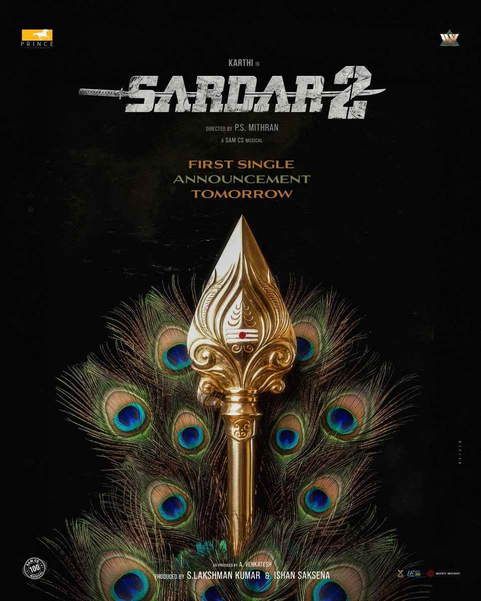 MKB_SANTHOSH23's tweet photo. Chartbuster first single incoming🧨🔥

@Karthi_Offl #Karthi #Sardar2 https://t.co/uMm4GLNvWe