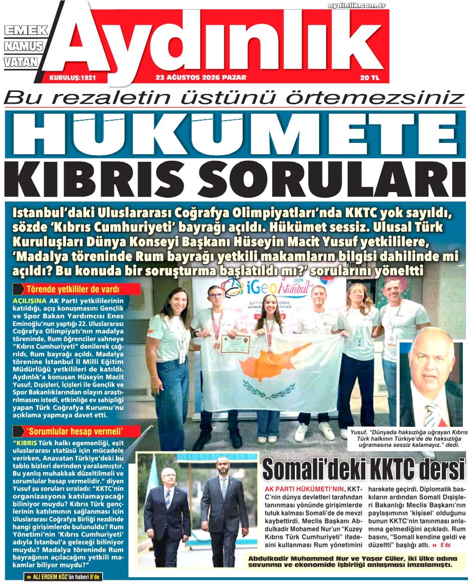 AliOzipek's tweet photo. AYDINLIK gazetesi https://t.co/iBn0pJ9lVh