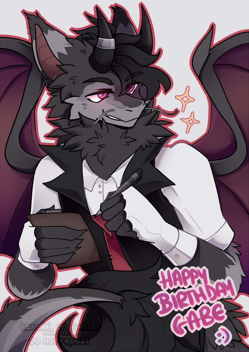 kexuiiiii_'s tweet photo. 🖤 bday art for friend :3 https://t.co/q5UIRVflVA