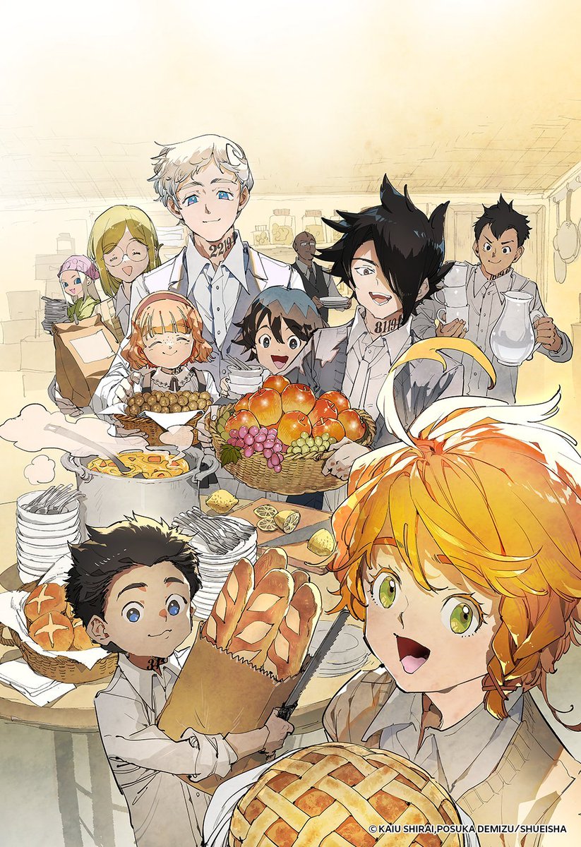 animeupdates's tweet photo. 'THE PROMISED NEVERLAND' 10th Anniversary chapter is now available!

The 36-page one-shot is a sequel to the manga's original ending https://t.co/6sU97iUwpV