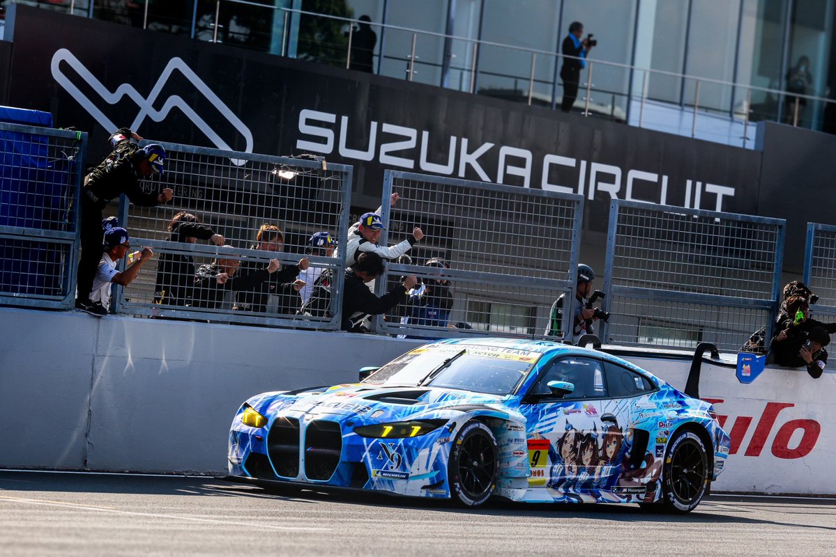 y_tommy504's tweet photo. #SUPERGT 鈴鹿  優勝🏆

ポールトゥウィン+ファステストと全てが完璧な週末！

チーム、ミシュランタイヤが最高の車とタイヤを用意してくれて、藤原選手の素晴らしいスタート、そして迅速なピッ���ワーク！

何より皆さんの応援が力となりました🙌

ありがとうございました！

#PRTxウマ娘
#ウマ娘 https://t.co/aibnCZo3YQ