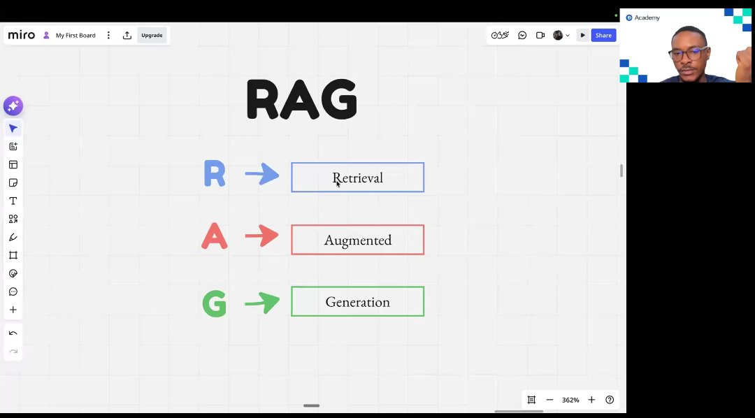 SUchechukw15001's tweet photo. Yesterdayβs class introduced us to RAG Agents β Retrieval-Augmented Generation.
Learning how RAG retrieves information from documents or databases to generate smarter, context-aware responses opened my eyes to the possibilities in AI automation.
#LearningWithTS #RAG #AIAgents https://t.co/BiowZ1787O