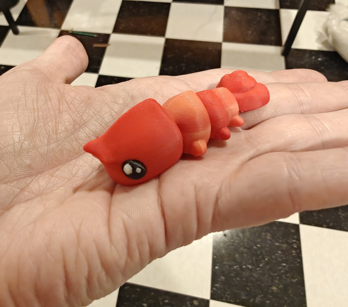 LitterboxComics's tweet photo. 11yo turned 12yo recently and when I asked him what he wanted on his birthday cake, he said "Shrimp".  

After 3D printing a bunch of shrimp, I asked what he'd like written on the cake and he said "Shrimp".  

I asked if he wouldn't prefer his name, or "Happy Birthday", or "12" and he said "Shrimp".