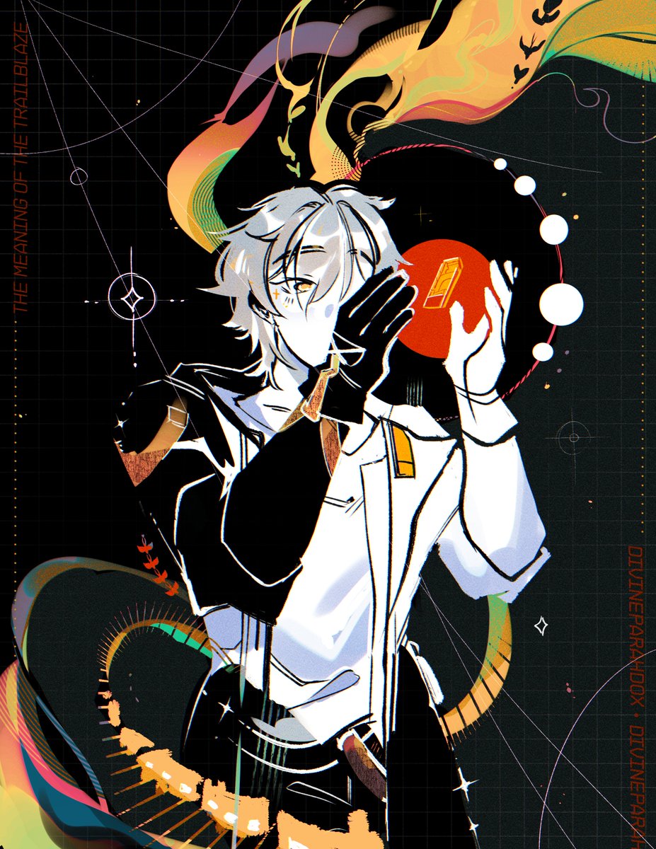 DivineParahdox's tweet photo. The meaning of the Trailblaze 🚂🌈A project hail mary inspired print of Caelus ✨

╰┈➤ #HonkaiStarRail #Caelus https://t.co/LUf55S9h4s