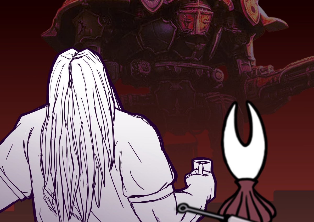PharloomsHunter's tweet photo. "Your craftmanship is exceptional, Emperor."

"It is way past all that the Citadel of my world could ever achieve, and it is hard to compete with them."

"It will be of great use against the Titans that the Roaring will soon summon." https://t.co/rqEpM7m5ZS