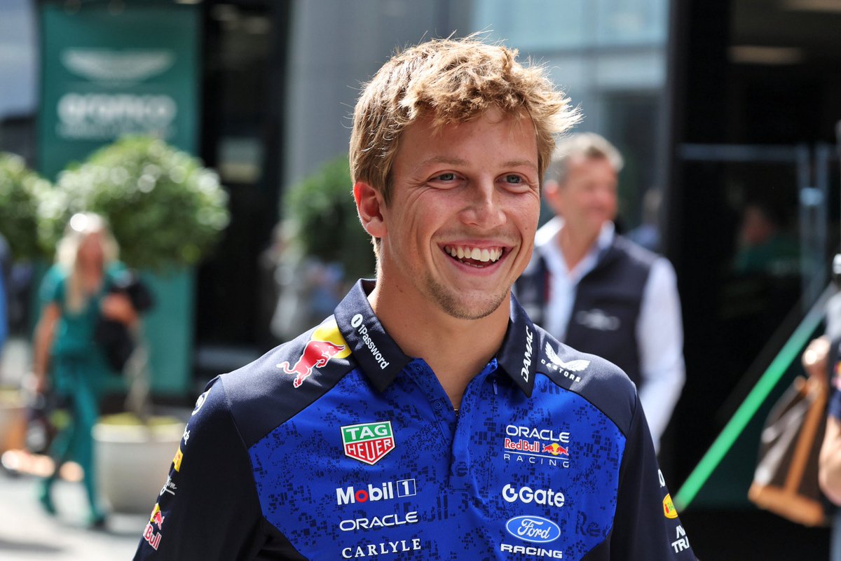 F1GuyDan's tweet photo. LIAM LAWSON HAS SCORED HIS FIRST POINTS FOR RED BULL RACING

EVERYONE LIKED THAT https://t.co/AXIa88saO7