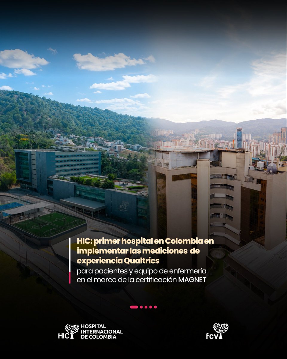 fcvcolombia's tweet photo. 🌟 En el HIC seguimos avanzando hacia la excelencia en el cuidado de nuestros pacientes.

Nuestro camino hacia el reconocimiento Magnet®️ fortalece la calidad de la atención, impulsa el liderazgo en enfermería y promueve una cultura de innovación y mejora continua.

@Qualtrics https://t.co/ikwk339Sps
