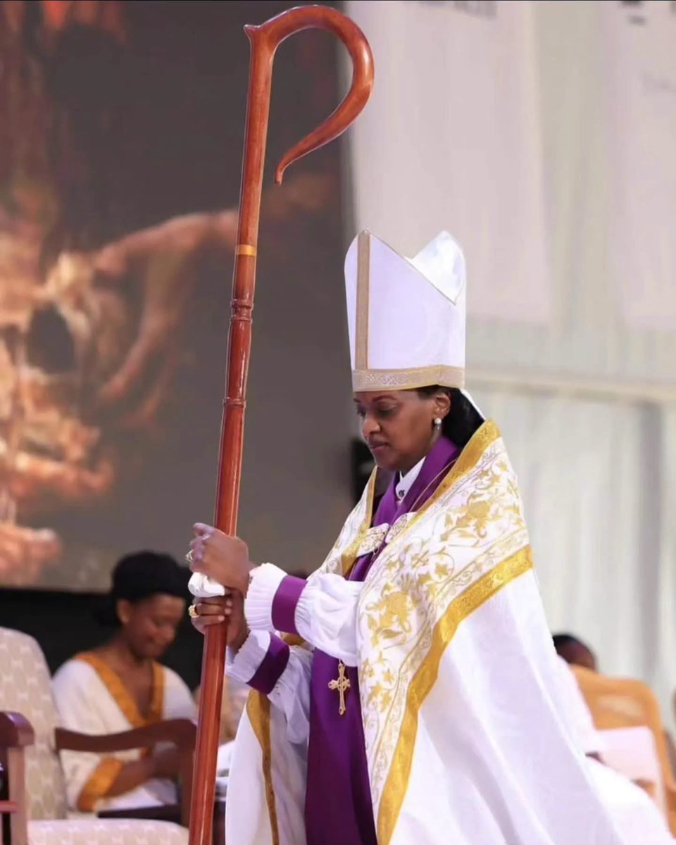 Sabula_tv's tweet photo. First Daughter Patience Rwabwogo has been ordained as an Episcopal Bishop by Dr. LaDonna Osborn at Maya's Covenant Nations Church. https://t.co/FgGYFHgDcj
