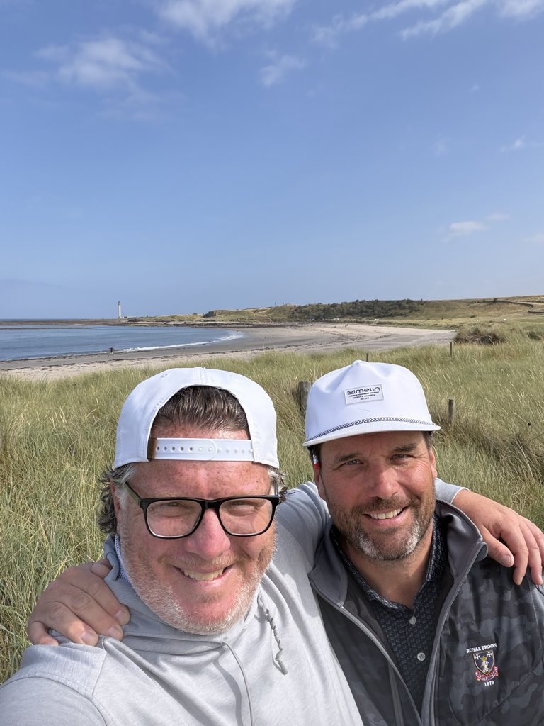 Zuldaddy's tweet photo. Great trip across the pond with a memorable crew.   11 Rounds in 8 days.  Some major cross offs. https://t.co/si7TYKZ0lg
