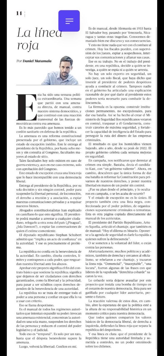DMatamala's tweet photo. La línea roja https://t.co/zhiAuZA9yy