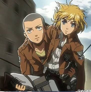 shobiofries's tweet photo. Most Underrated friendship in the show, connie saving armin multiple times Oh i love them so badlyy https://t.co/lfsocbxm6b