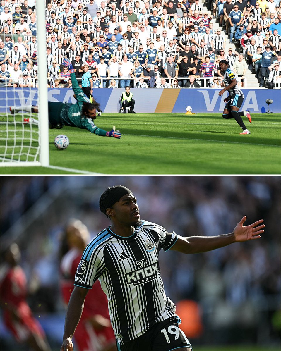 brfootball's tweet photo. What a time for Anthony Elanga to score his first Premier League goal for Newcastle 💨 https://t.co/j6gWZCVNvK